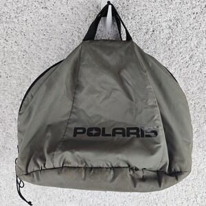 Vintage Polarie Snowmobile ATV Helmet Sherpa Lined Bag Case Made USA UNION MADE